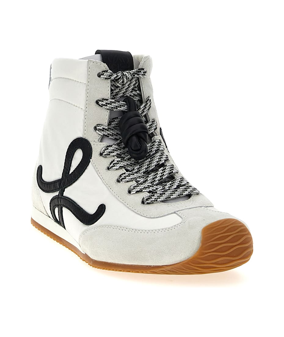 スニーカー LOEWE 'Ballet Runner 2.0' high-top sneakers Ballet Runner 2.0 high-top in nylon and calfskin White - LOEWE