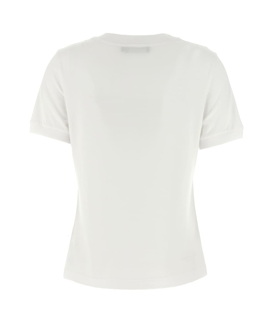 【完売必至★大人気】Dolce & Gabbana リボンディテール Tシャツ Dolce & Gabbana スカーフディテール Tシャツ | ホワイト