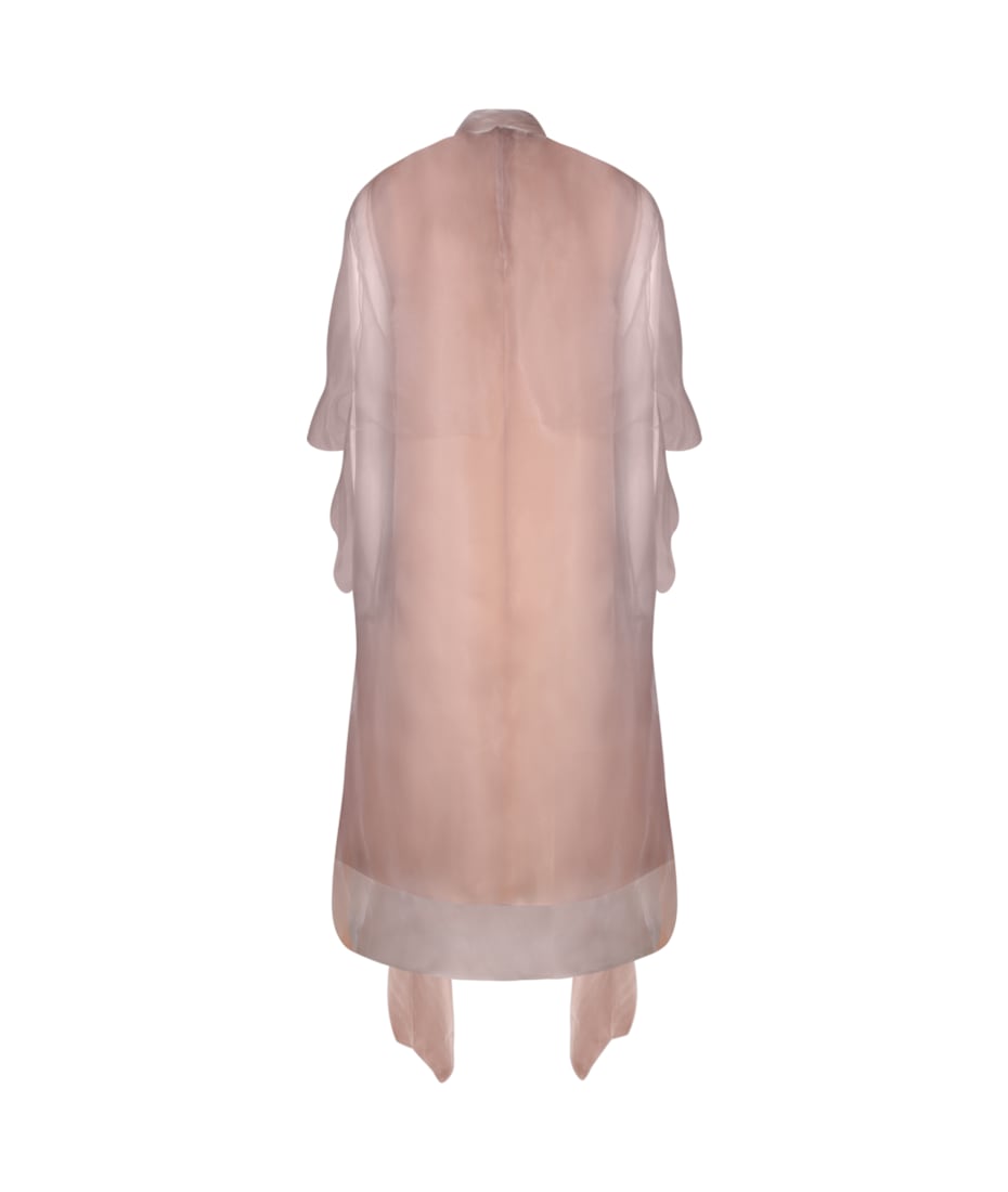 【関税&送料込】Prada Powder Pink Voile Dress Prada Powder Pink Voile Dress – LOZURI®