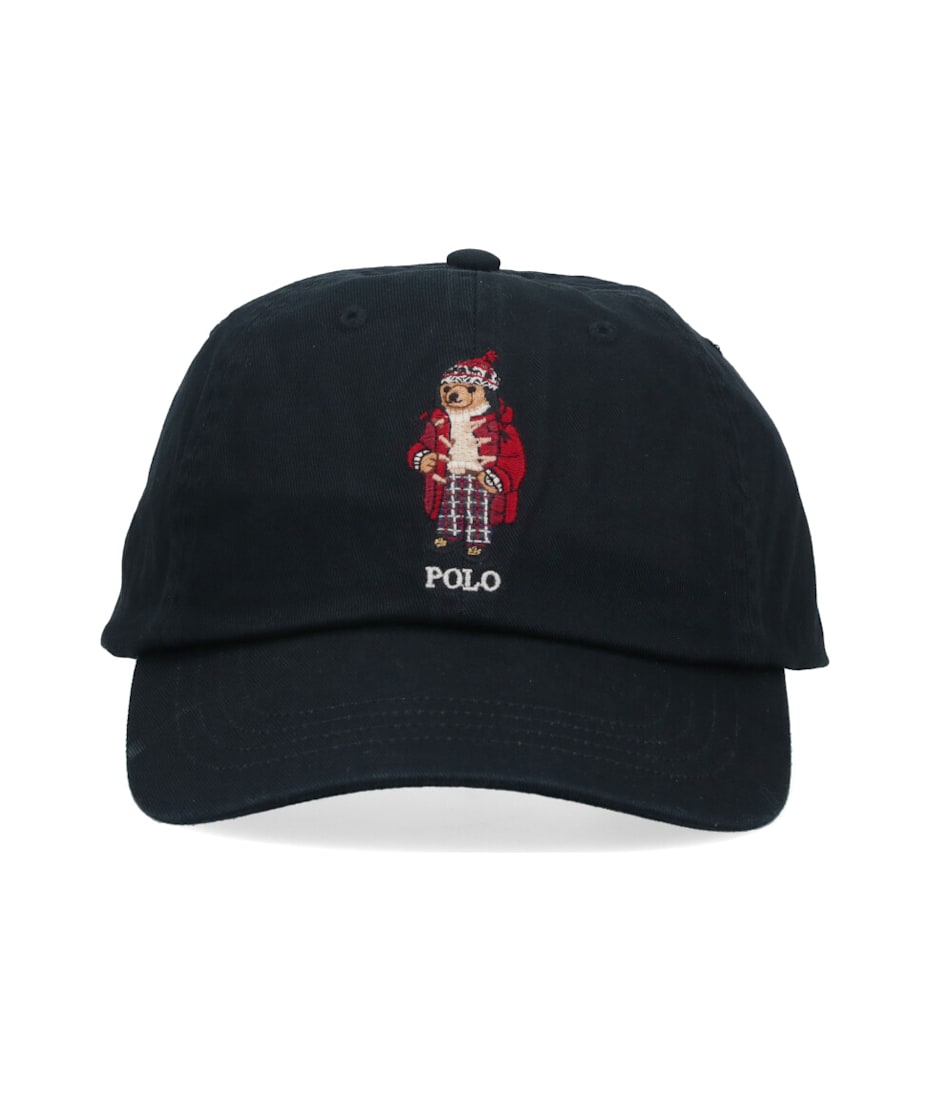 Polo Ralph Lauren 'bear' Black Cotton Cap italist, ALWAYS LIKE A