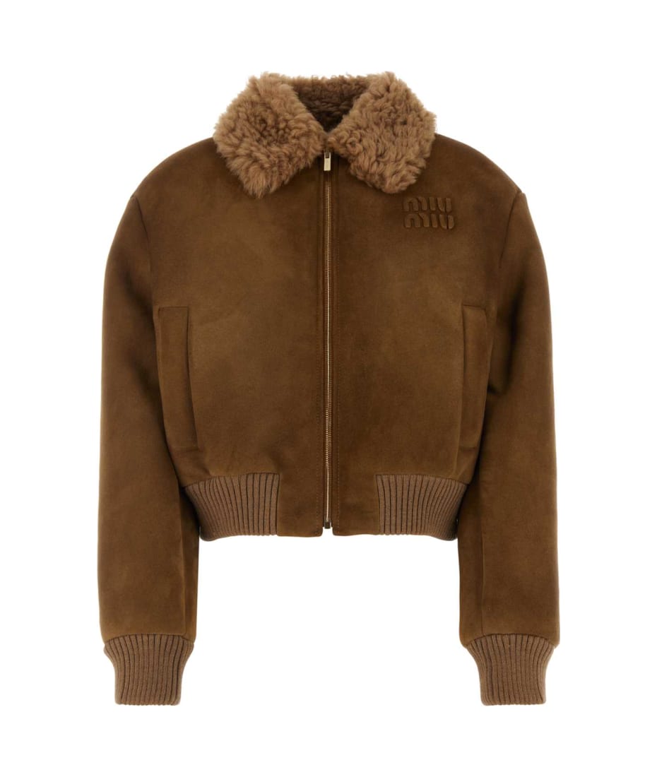 Miu Miu Biscuit Suede Jacket | italist