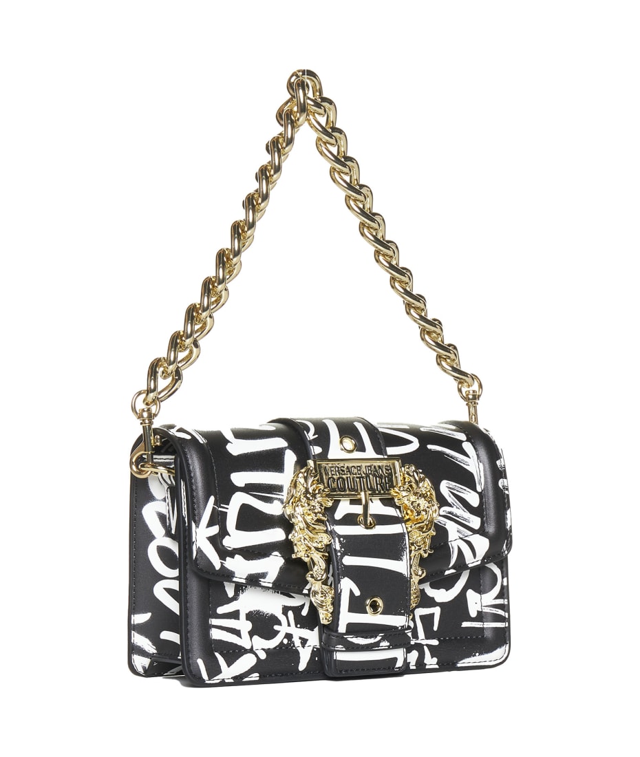 Versace Jeans Couture Logo Graffiti Handbag | italist