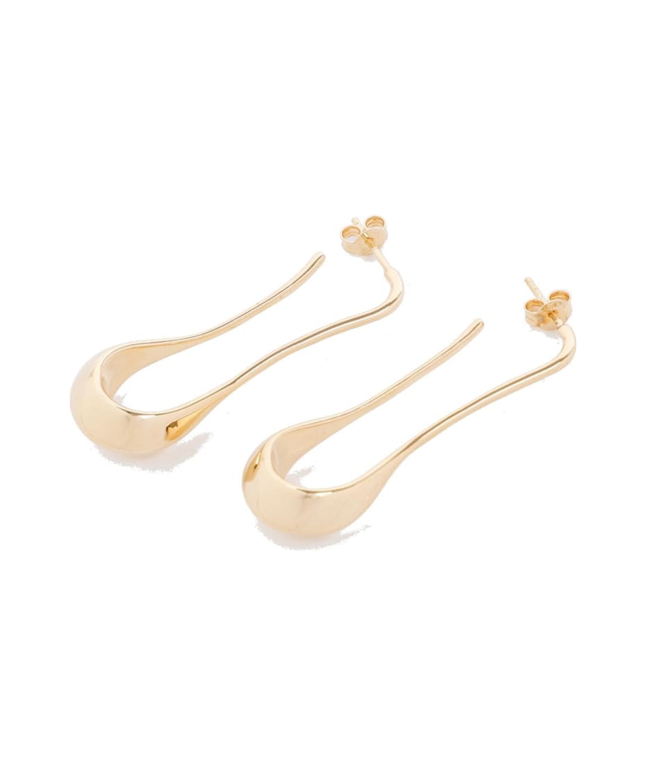 LEMAIRE ショート カーブエッジ ドロップ ピアス Lemaire Short Curve-edge Drop Earrings | italist