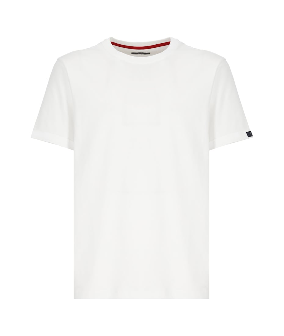 Tシャツ・カットソー Fay SS24 Cotton T-shirt (NPMB3481330UCXB203) T102 Little T Shirt Mid Taupe | FM 669 | Made in NYC | USA