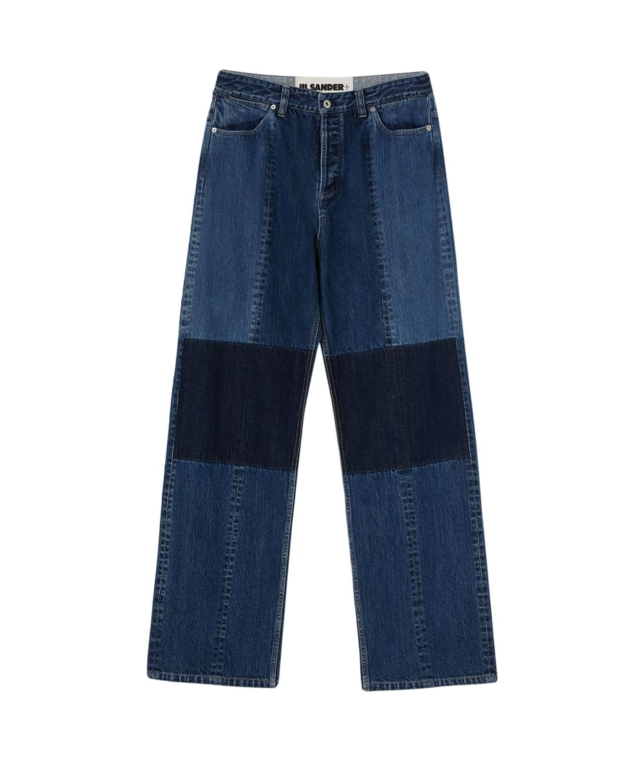 Jil Sander Blue Cotton Jeans | italist