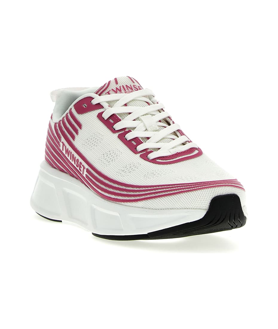 スニーカー TWINSET SS24 Stretch knit sneakers (241TCP212S18698 11401) TwinSet Stretch Knit Sneakers | italist
