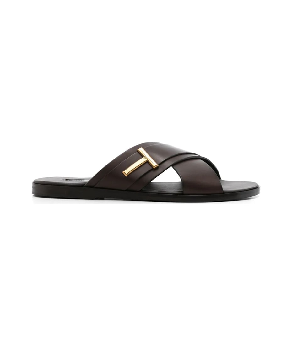 サンダル TOM FORD SS25 INFORMAL SANDALS (J1489 LCL473X 1B049) Tom Ford Informal Sandals | italist