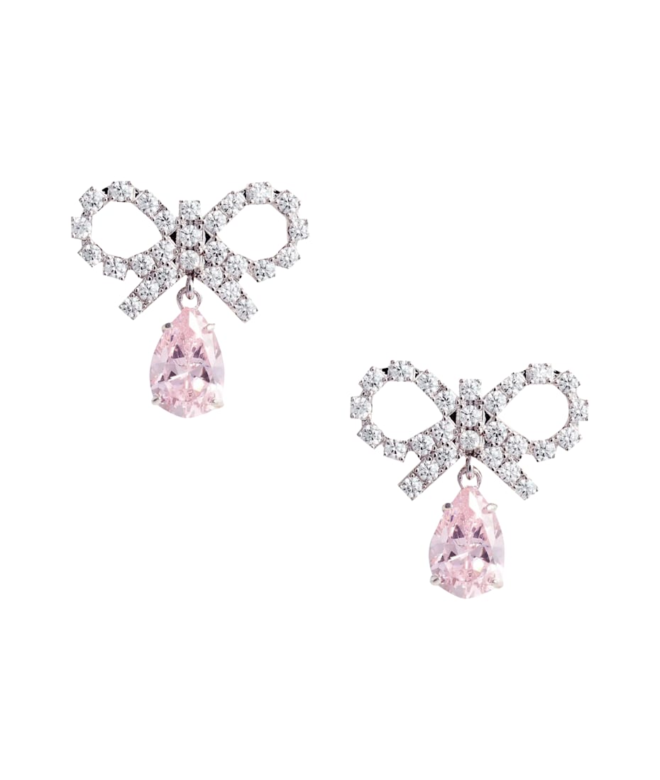 アクセサリーその他 SELF PORTRAIT PF25619EBL Jewelry Micro Bow Droplet earrings self-portrait Micro Bow Droplet Earrings | italist