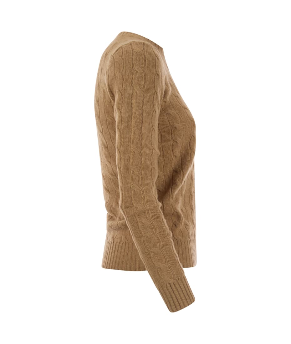 Polo Ralph Lauren Wool And Cashmere Braided Sweater