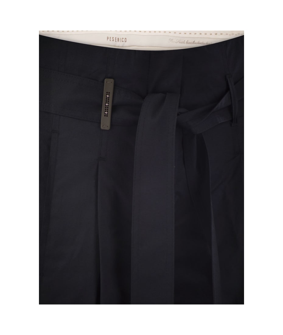 ショートパンツ PESERICO Short with pleats and stretch cotton Peserico Short With Pleats And Stretch Cotton | italist