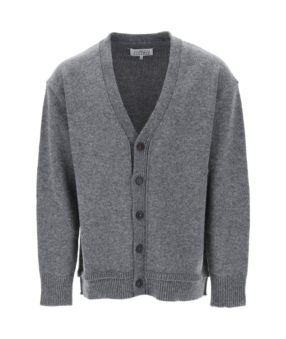 Maison Margiela Cardigan With Elbow Patches | italist, ALWAYS LIKE