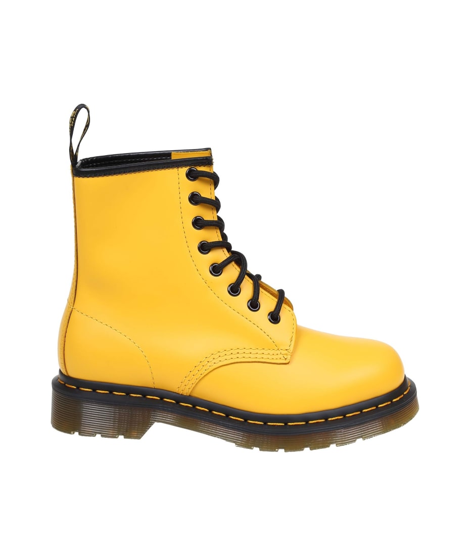 yellow dm boots