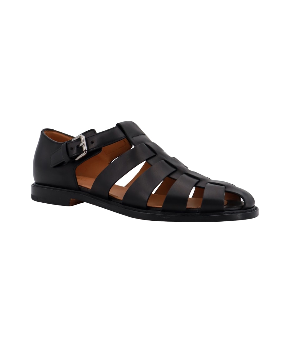 サンダル・ミュール Church's SS25 Church's Sandals Black (DX0113 9QLF0AAB) Church's Sandals | italist