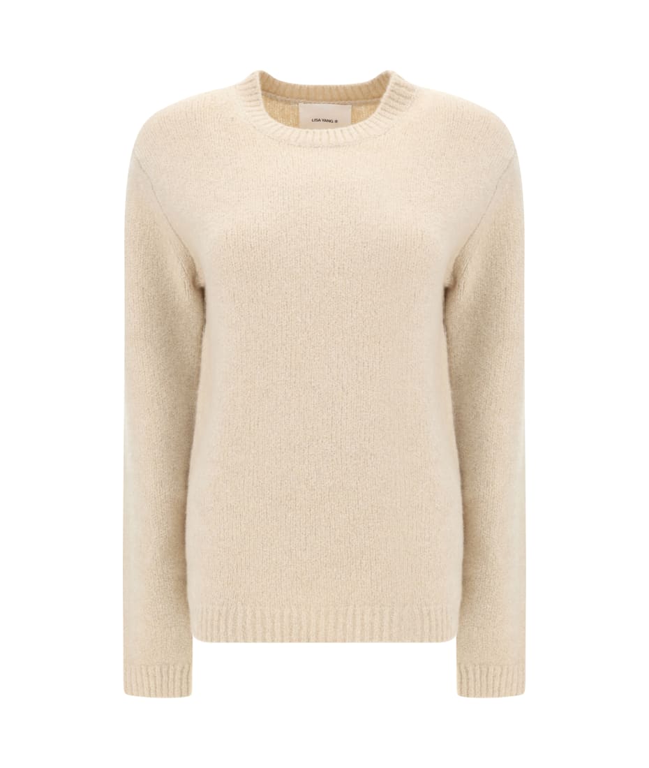 Lisa Yang The Elwinn Sweater - Sand Boucle