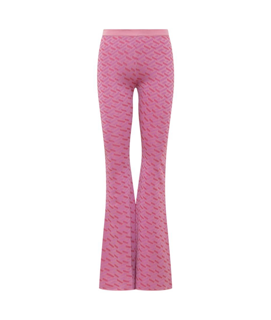 パンツ VERSACE JACQUARD PANTS WITH GREEK PRINT Versace Jacquard Pants With Greek Print | italist