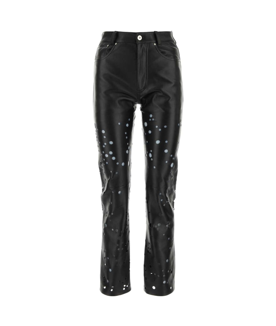 ボトムスその他 DURAZZI MILANO FW23 Black leather pant (LP02 B001) Durazzi Milano Black Leather Pant | italist