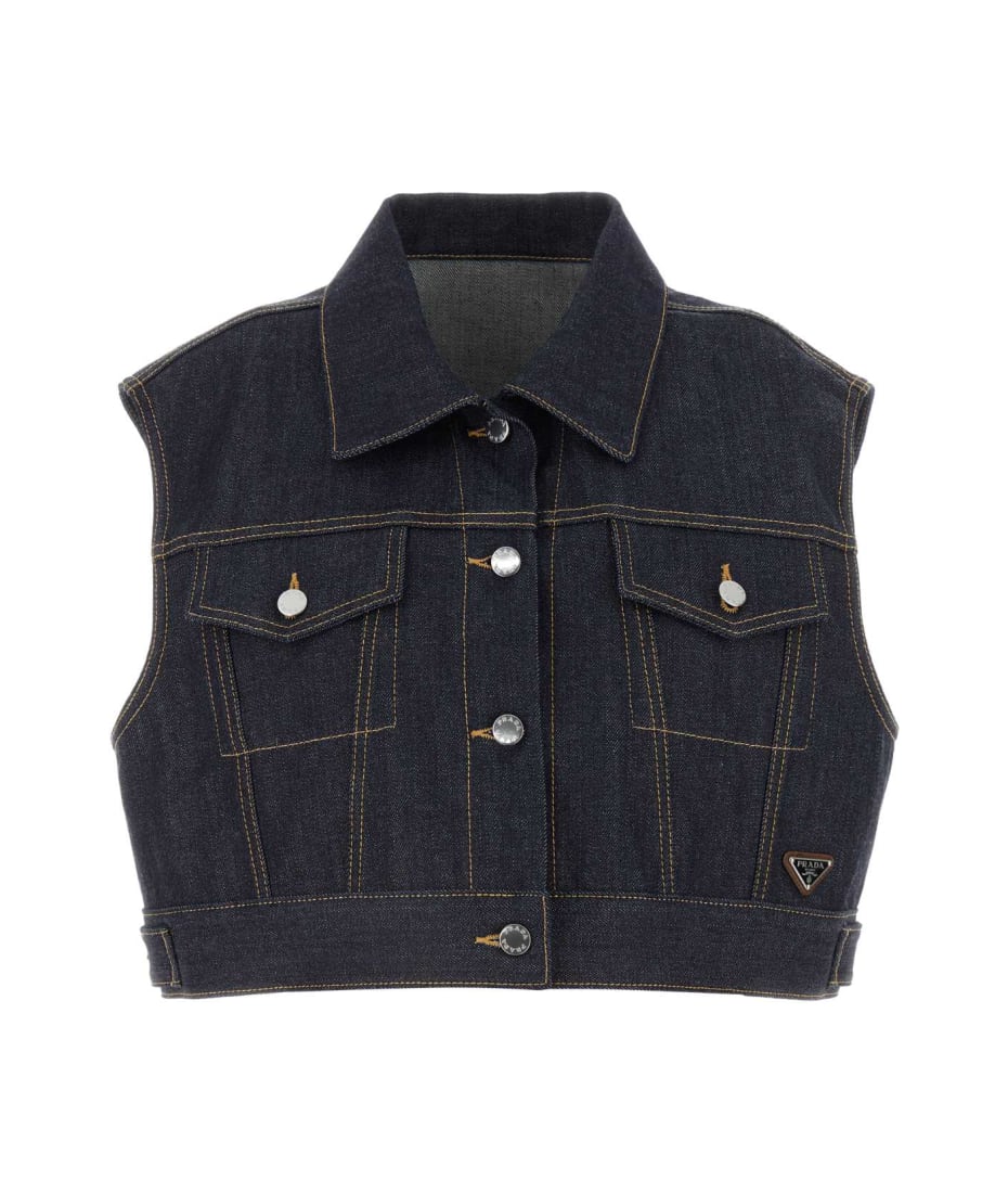 ベスト・ジレ Prada Denim Vest Prada Denim Vest | italist