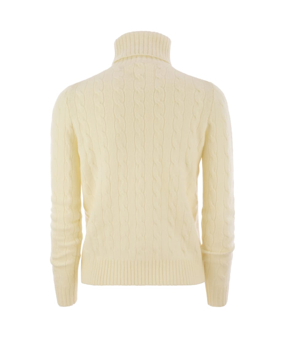Polo Ralph Lauren Wool And Cashmere Cable-knit Turtleneck
