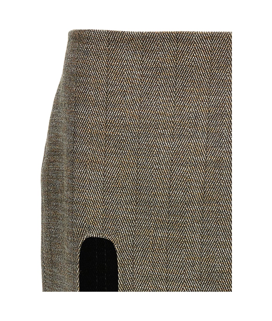 スカート Stella McCartney FW24 Slit tweed skirt (6301203EJ701 2744) Stella McCartney Slit Tweed Skirt | italist