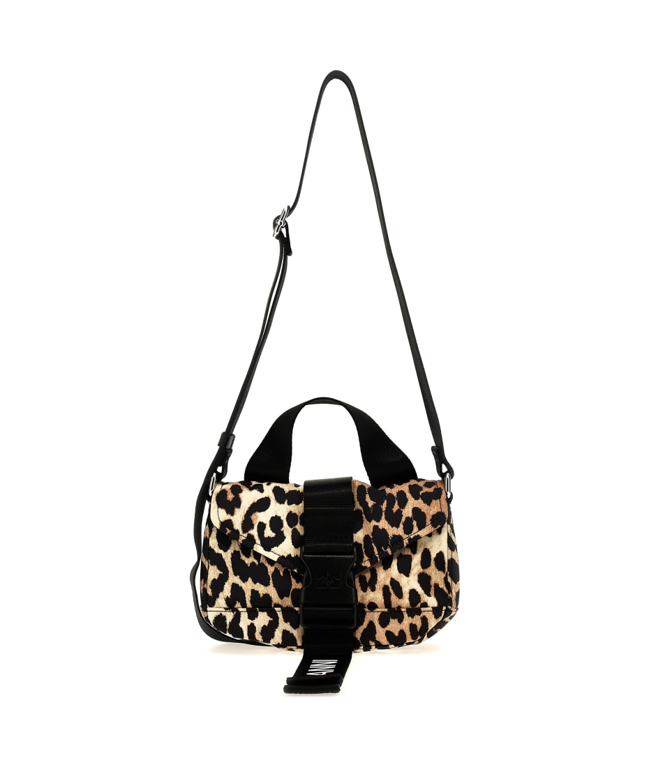 Ganni 'leopard Tech Mini Satchel' Crossbody Bag | italist, ALWAYS