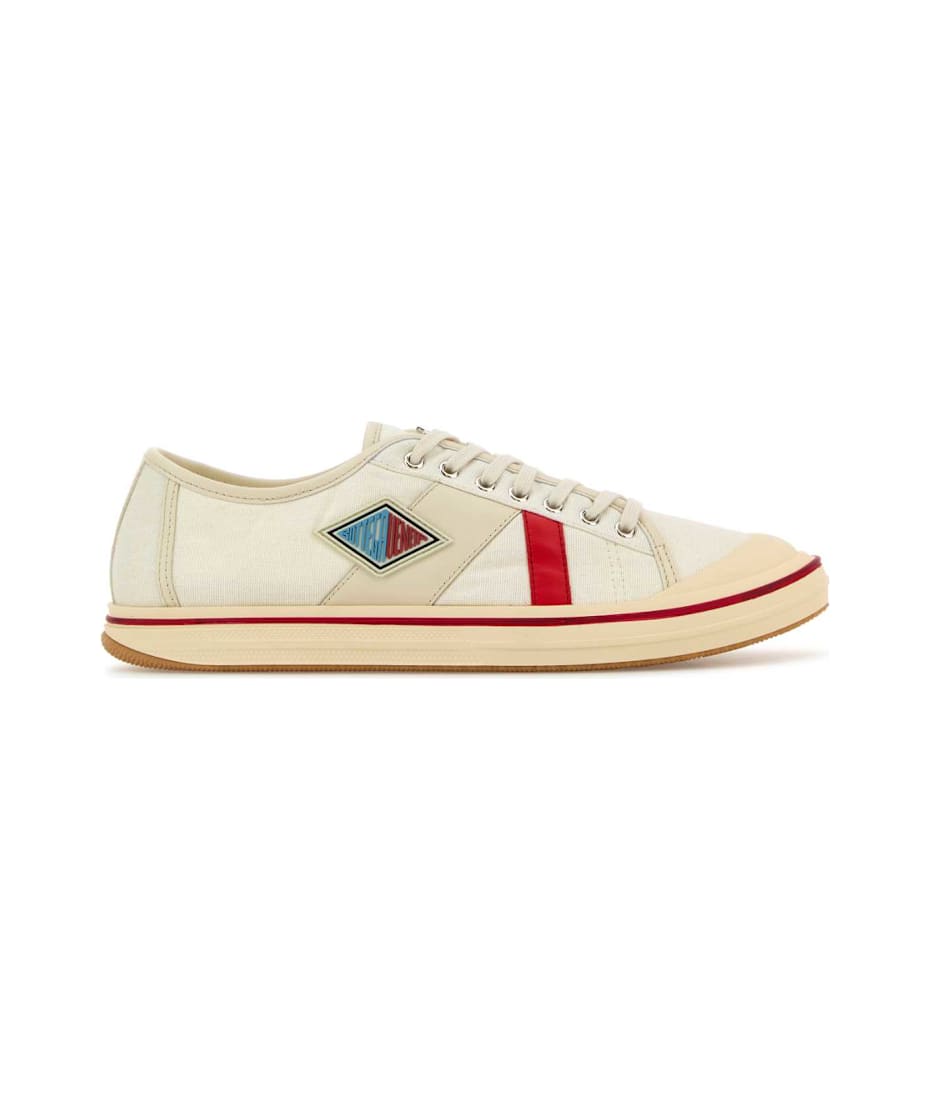 【関税&送料込】Bottega Veneta Ivory Canvas Eliot Sneakers Bottega Veneta Ivory Canvas Eliot Sneakers | italist, ALWAYS