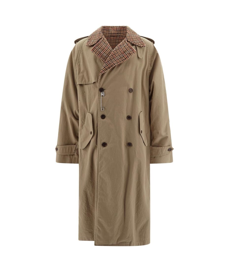 【送料&関税込】Balenciaga Reversible Trench Coat Balenciaga Reversible Trench Coat | Neutrals | FARFETCH GE