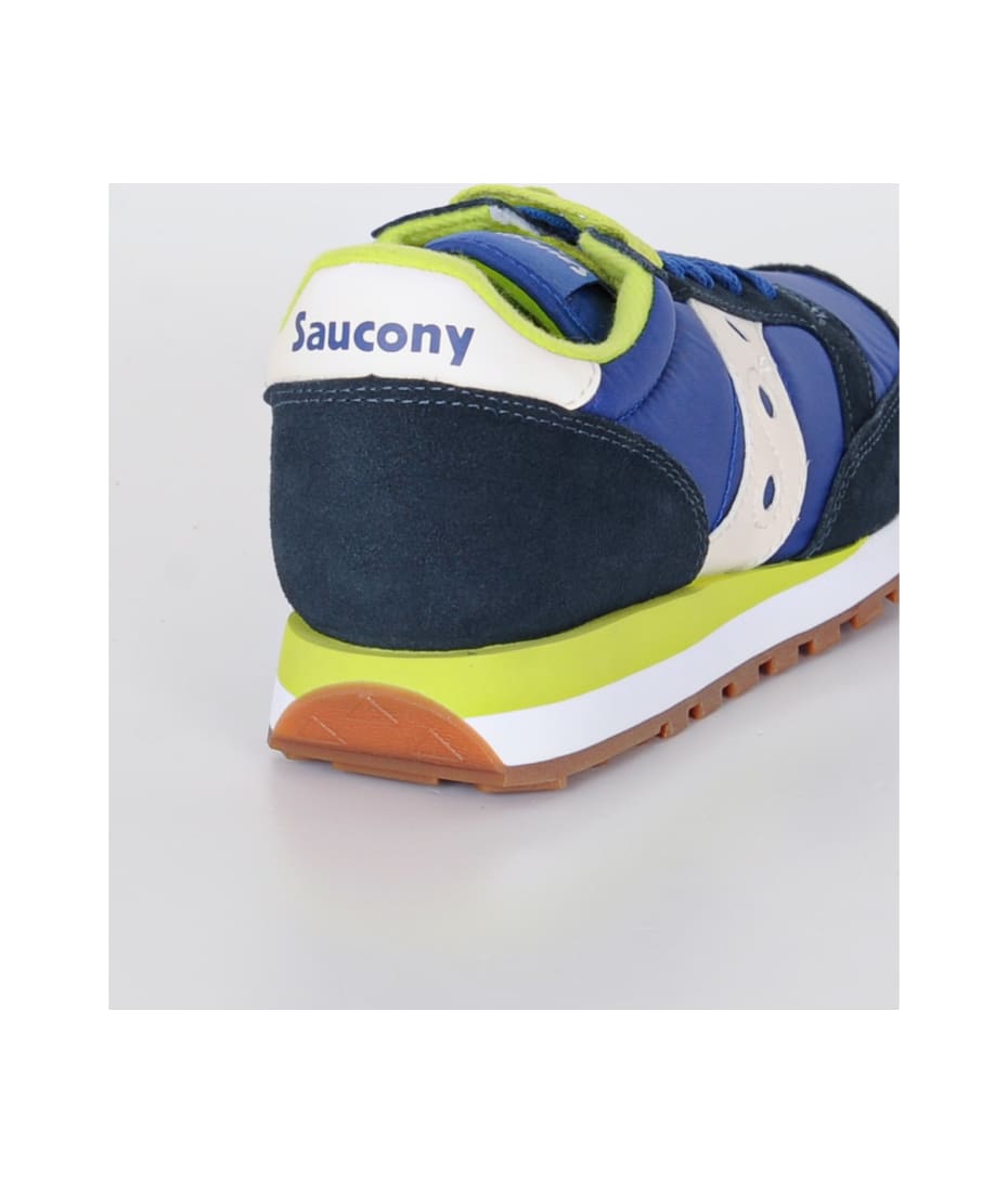 saucony blu lime