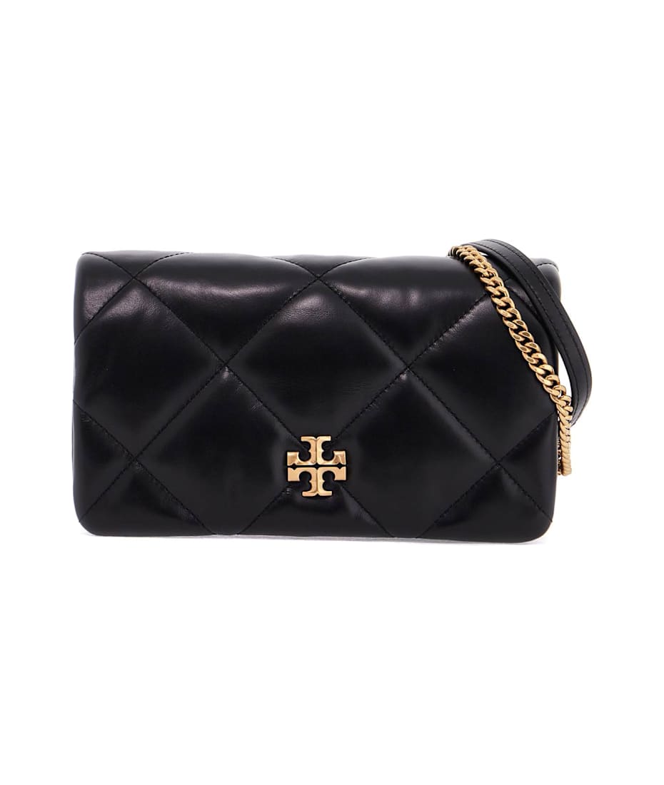 ☆☆Tory Burch☆☆ Tory Burch Women's Kira Chain Wallet Bag Kira Moto Quilt Chain Wallet: Women's Designer Mini Bags