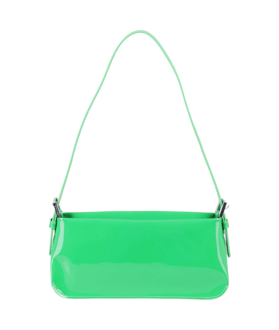 By Far Dulce Shoulder Bag In Cn Green