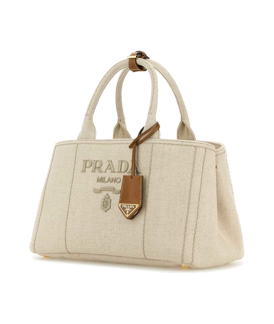ハンドバッグ Prada Sand Canvas Handbag 500x0.jpg