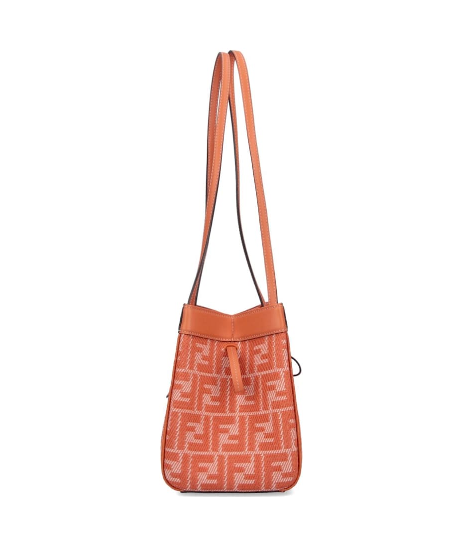 【FENDI】ORIGAMI MINI BAG Fendi Origami Mini Leather Black | Fendi