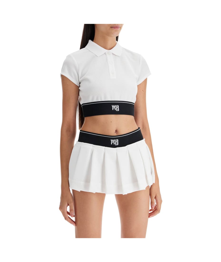 Alexander Wang Cheerleader Crop Top Polo | italist