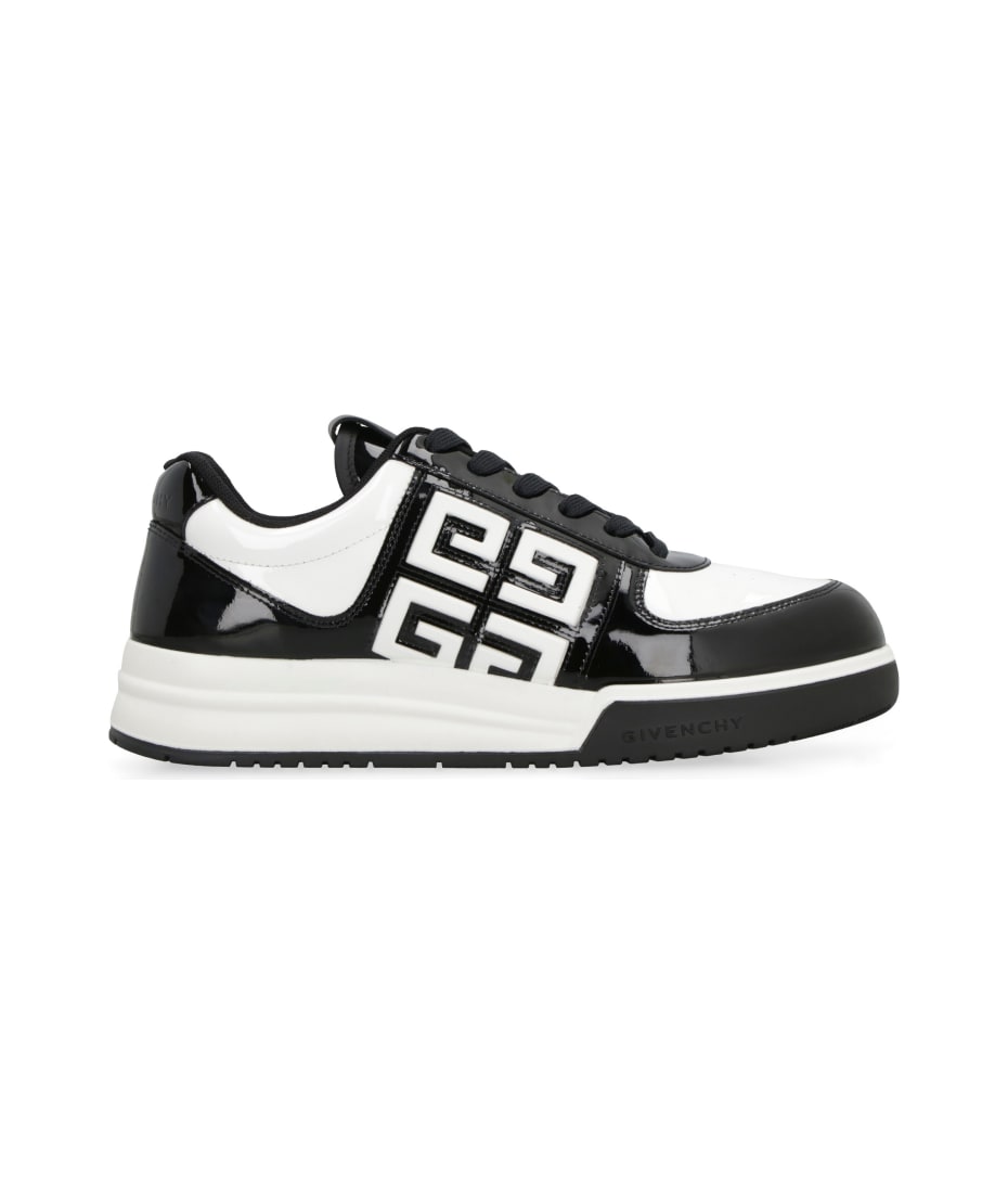 スニーカー GIVENCHY G4 SNEAKERS Givenchy G4 Low Top Sneakers in White & Blue | FWRD