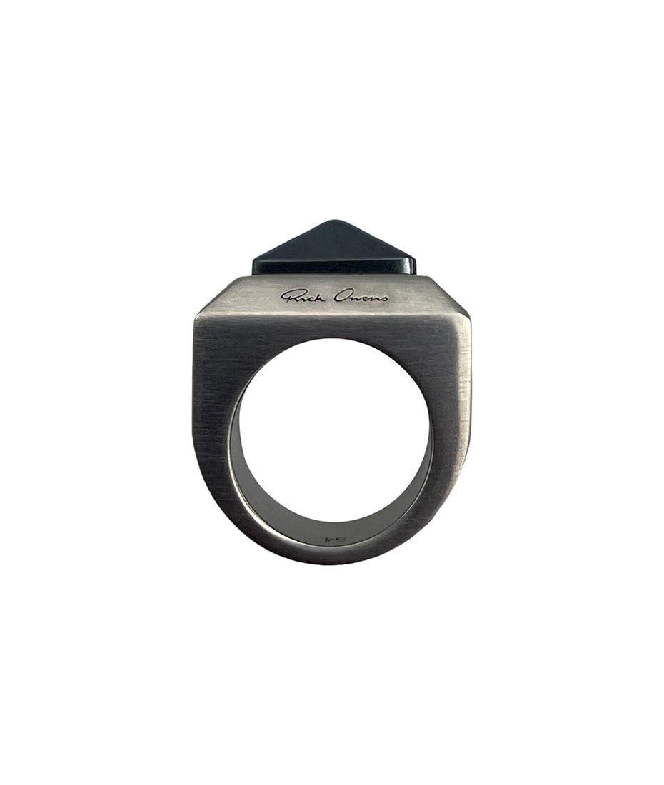 Rick Owens Crystal Pyramid Ring | italist