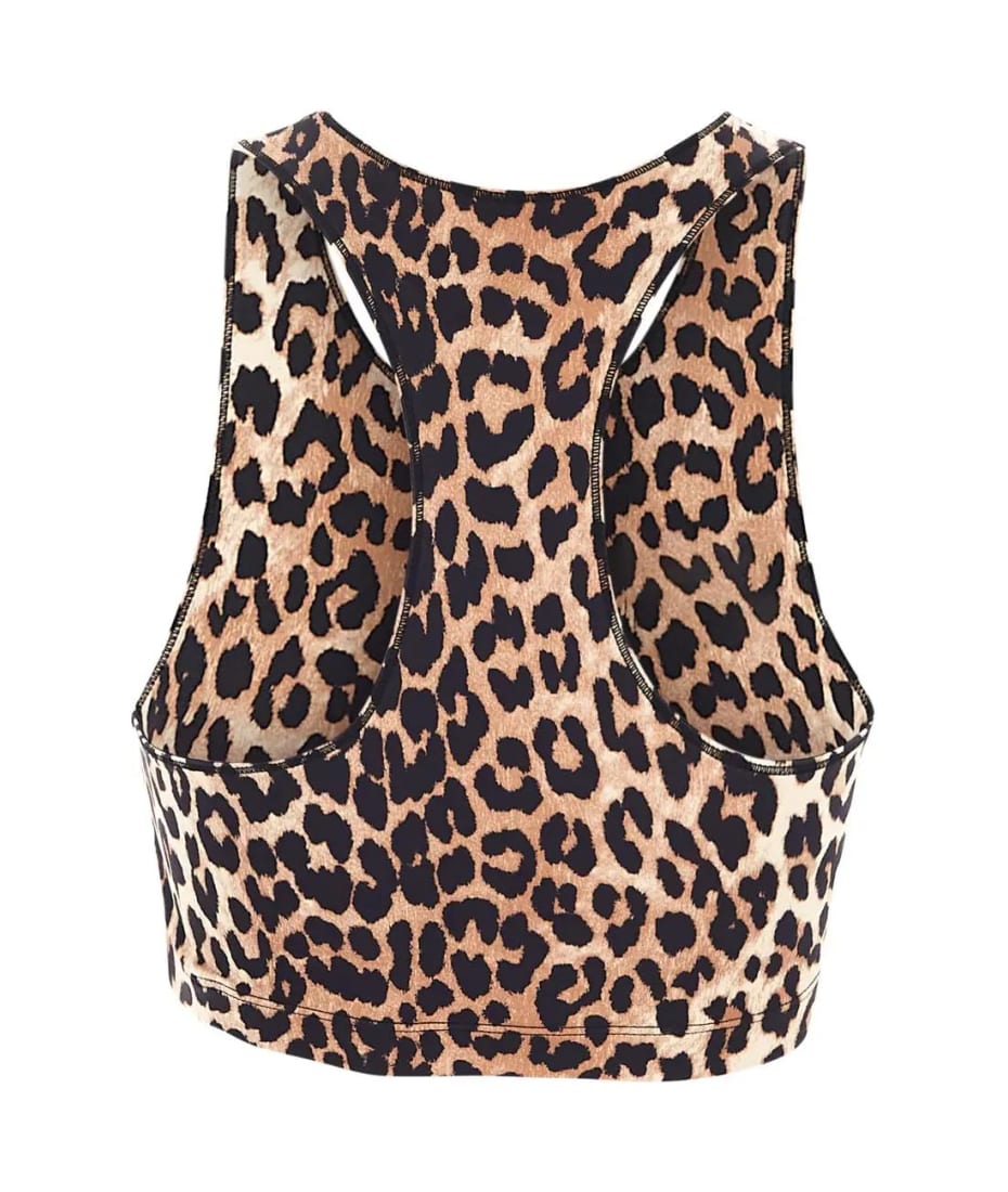 Ganni Active Racerback Zipper Top | italist