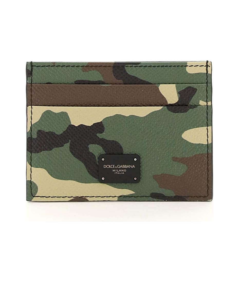 Dolce & Gabbana Blue Dauphine Card Holder Dolce & Gabbana