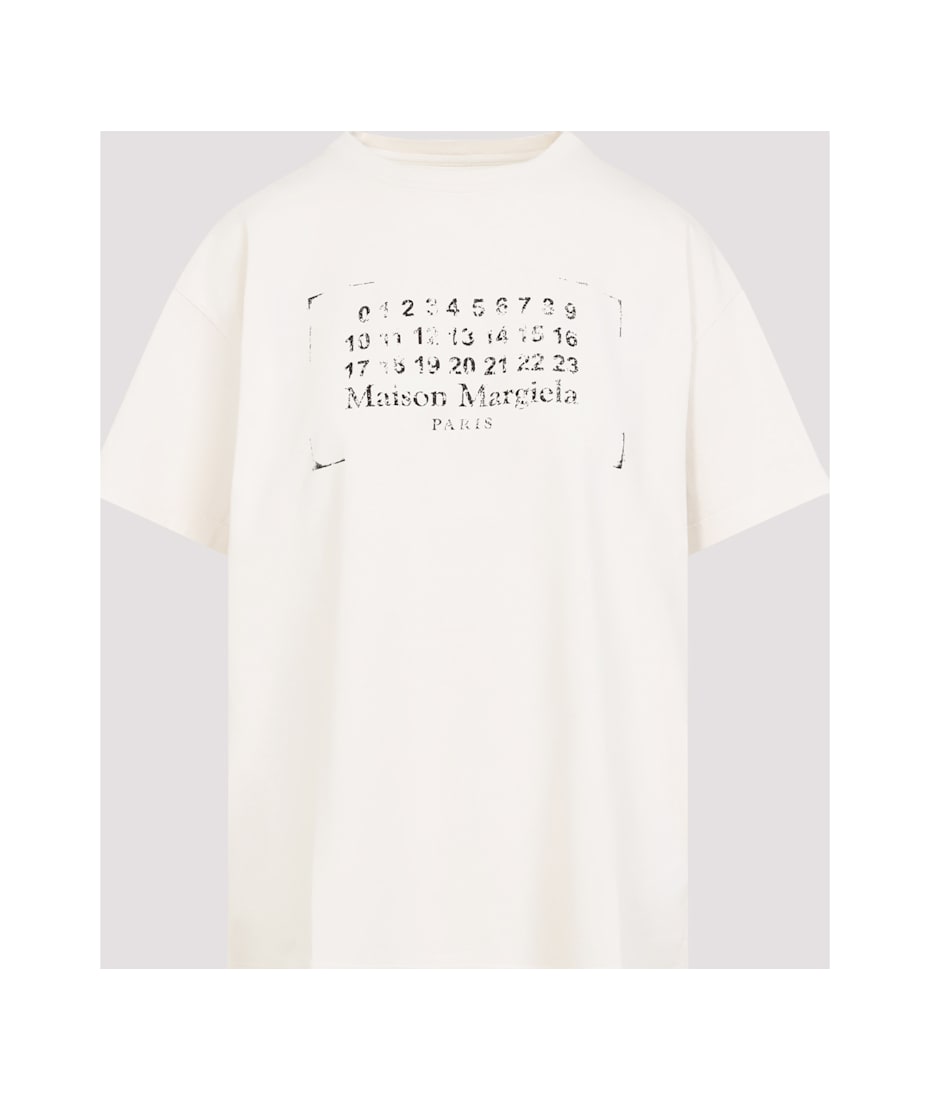 Tシャツ・カットソー Maison Margiela Ivory acetate blend shirt c1346c1de1a65275272abc27c33988