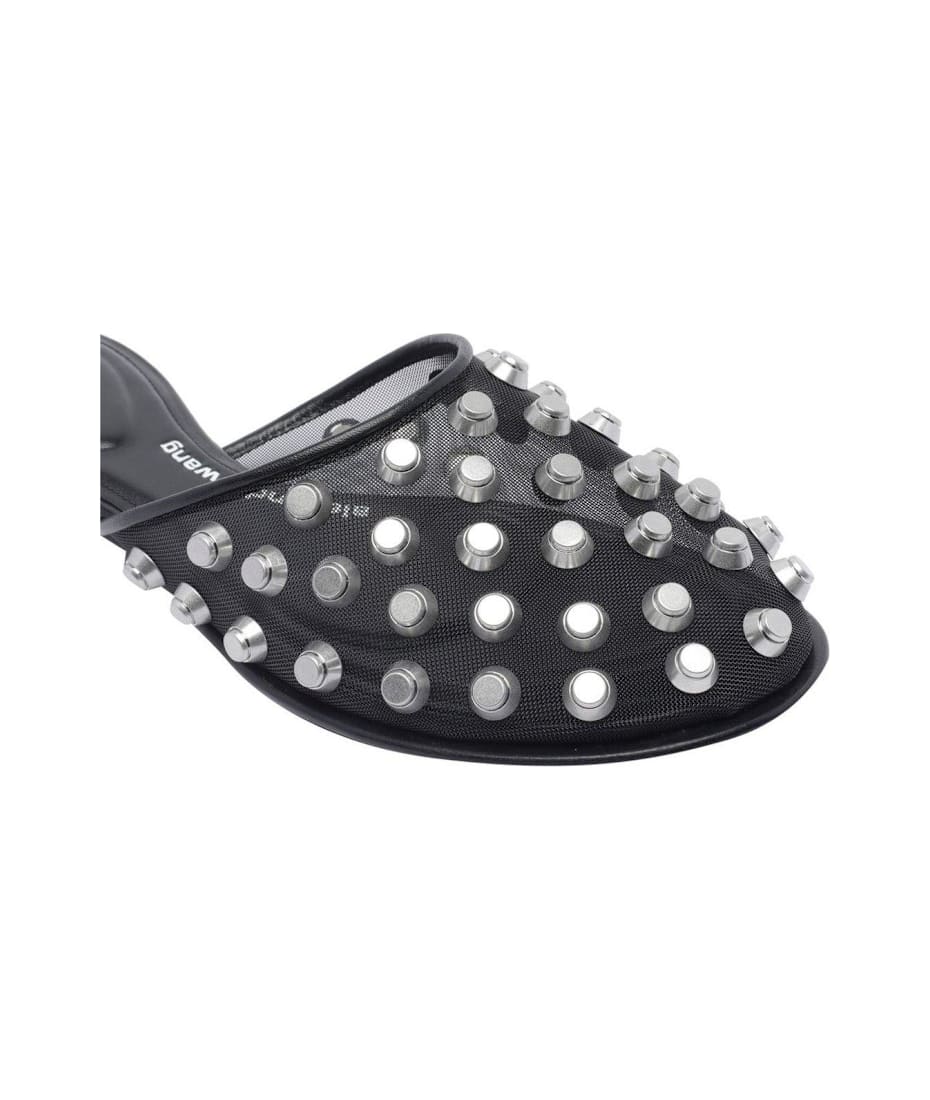 【送料&関税込】Alexander Wang Stud Detailed Sheer Sandals Alexander Wang Stud Detailed Sheer Sandals – Cettire