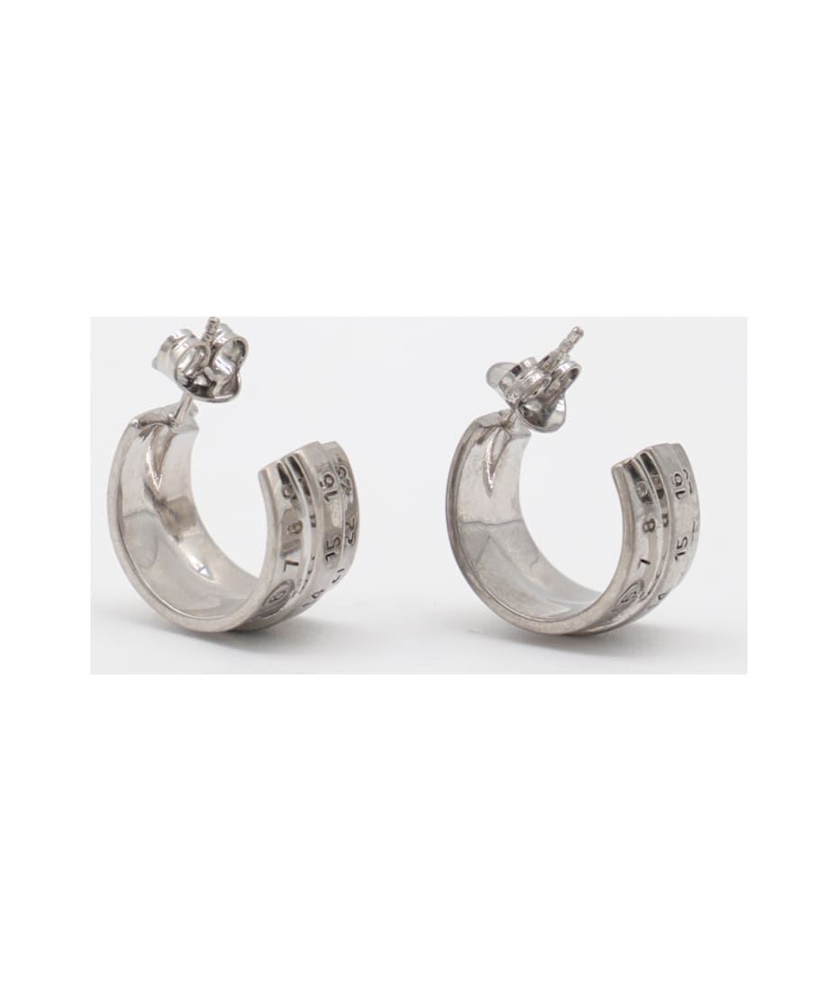 イヤリング MM6 MAISON MARGIELA SILVER L EARRINGS MM6 Maison Margiela Silver Metal Earrings | italist, ALWAYS