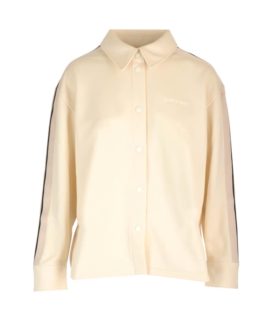 Palm Angels Corduroy Shirt Jacket Beige Men's - FW23 - US