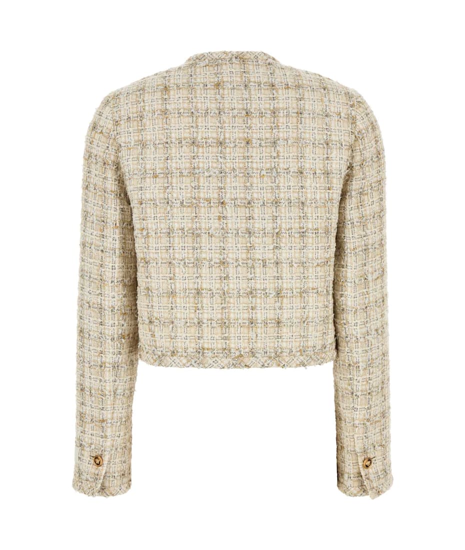 Versace Multicolor Tweed Blazer | italist