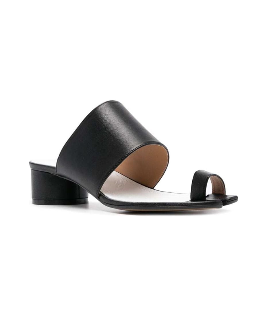 Maison Margiela Hannah Mules Low tabi Maison Margiela Black Hannah