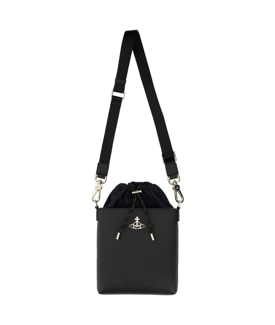 【Vivienne Westwood】Drawstring Shoulder Bag ★送料関税込★ Vivienne Westwood Drawstring Shoulder Bag | italist, ALWAYS