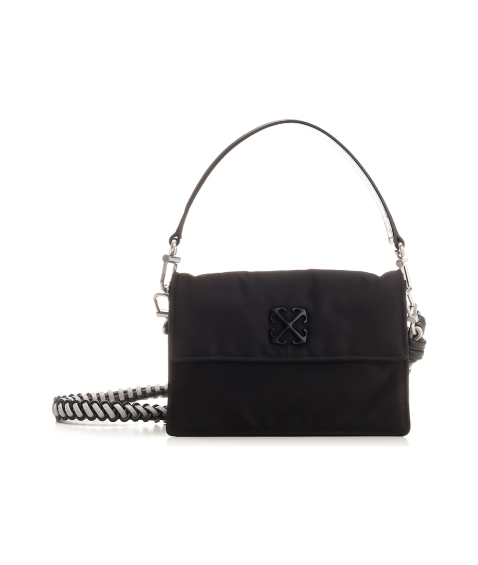 OFF-WHITE: Jitney 1.4 nylon bag with shoulder strap - Black