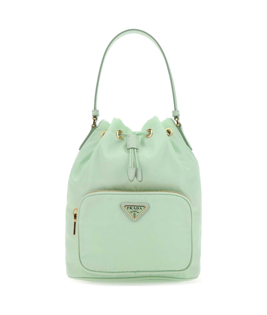 ショルダーバッグ・ポシェット PRADA Pastel green Re-nylon bucket bag Prada Pastel Green Re-nylon Bucket Bag | italist