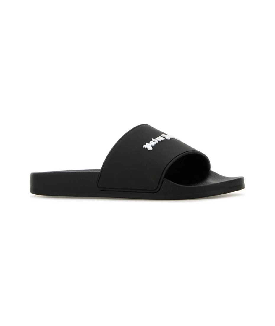 Palm Angels｜SLIPPERS (PWIC010F23PLA0011001) Palm Angels Pool Slides Black Men's - PMIC001S21PLA0011001