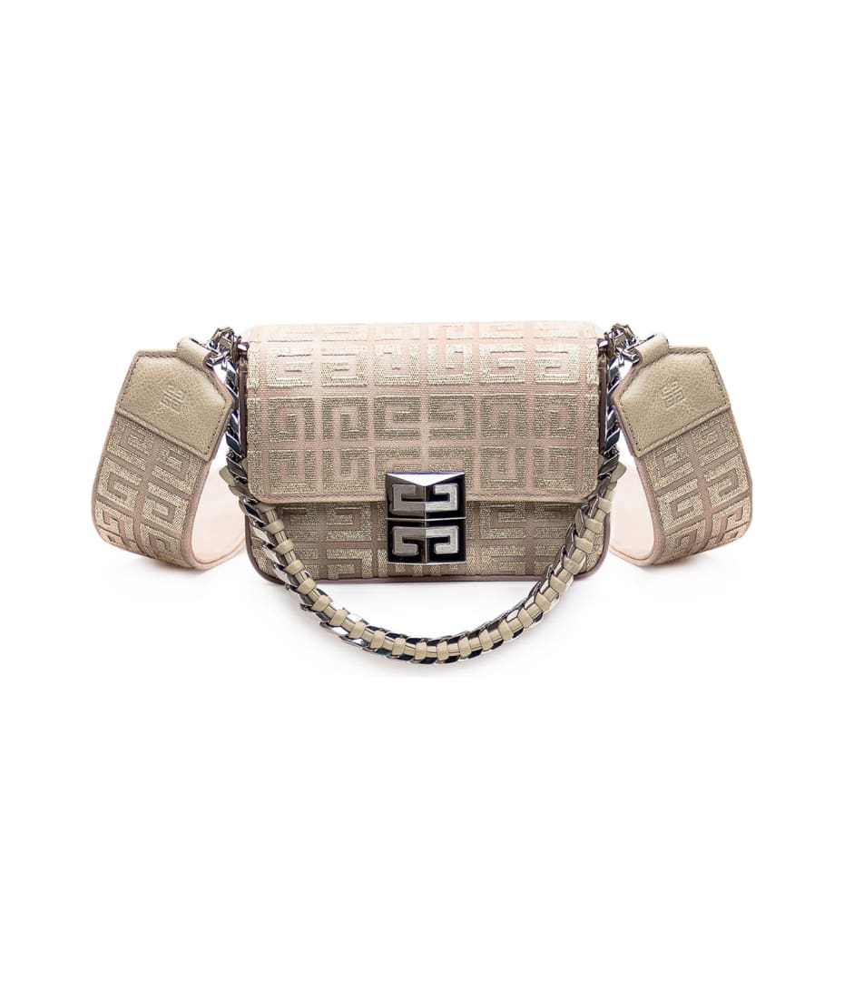 国内発 GIVENCHY 4Gロゴアイボリーレザーショルダーバッグ Givenchy Small 4g Bag | italist