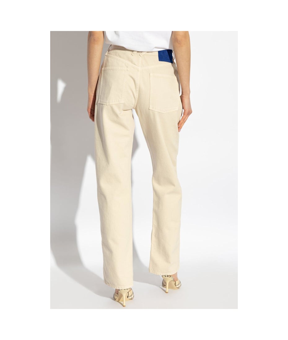 Burberry Logo Patch Straight-leg Trousers | italist, ALWAYS
