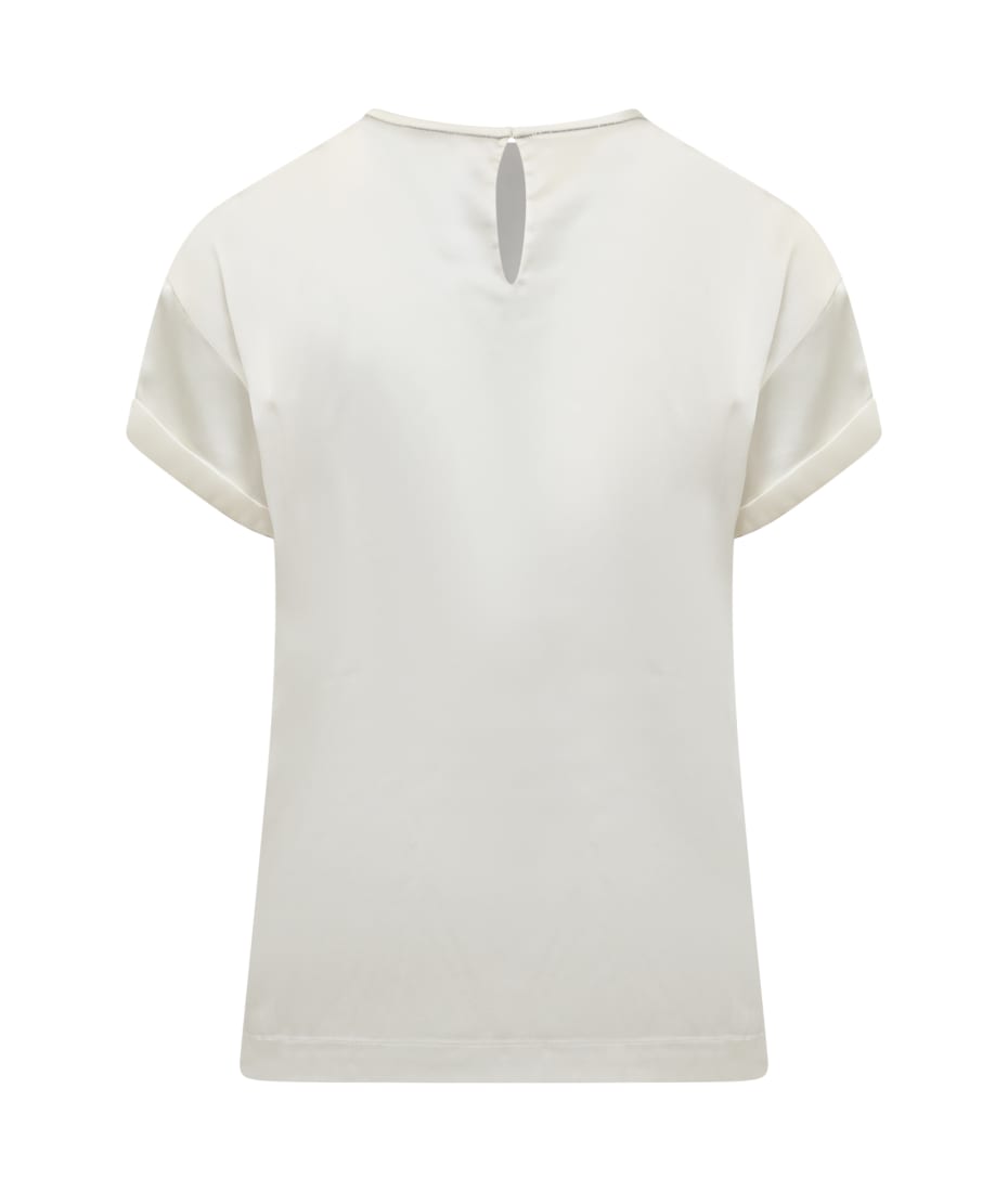 Tシャツ・カットソー BRUNELLO CUCINELLI Stretch silk top Brunello Cucinelli Stretch Silk T-shirt | italist