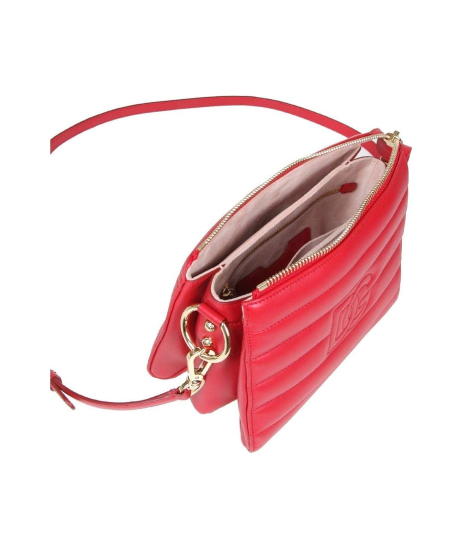 Dolce & Gabbana Dolce && Gabbana Medium Quilted Tris Bag - Red